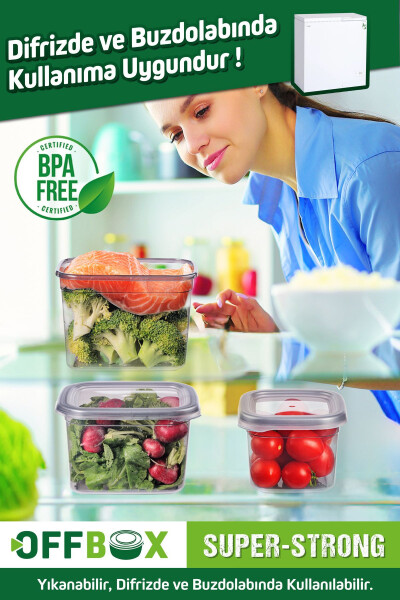 12 Adet 24 Parça 2 Litre Dikdörtgen Erzak Bakliyat Saklama Kabı Seti 20 Etiket Hediyeli-ANTRASİT - 4