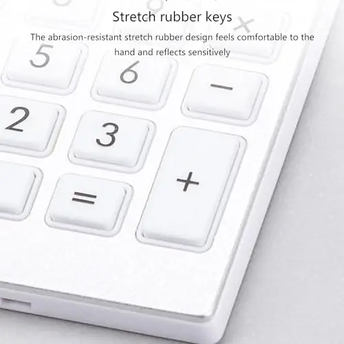 Qsvbeeqj 12Bit Desk Calculator Student Calculators Thin Easy to Carry and Use for Office and School School Calculators - 4