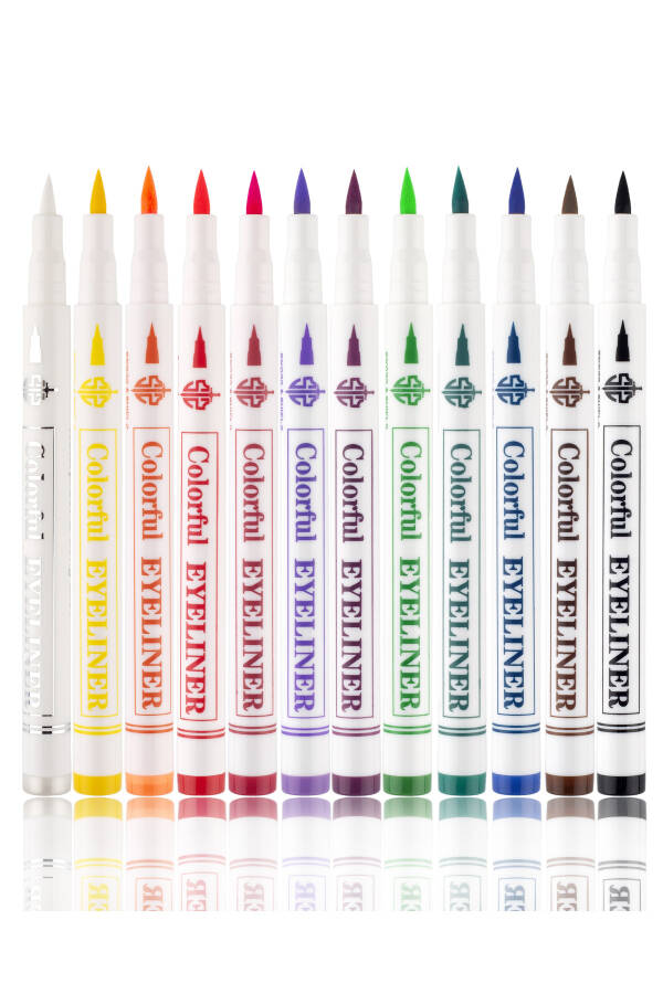 12 Color Pen Eyeliner Set - 3