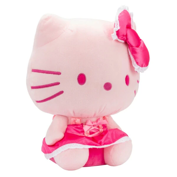12 inch Pink Monochorme Hello Kitty Childs Plush Toy - 2