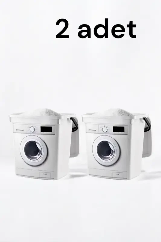 12 Литров Декоративный Дозатор Для Моющего Средства Коробка Для Моющего Средства Контейнер Для Моющего Средства - 6 6л В Форме Машины (2 Шт.) - Белый - 2