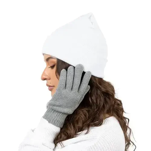 12 Pack Erkaklar va Ayollar uchun Qishki Beanie Shlyapalar, Issiq Yumshoq Trikotaj Manjetli Bosh Suyagi Shapka, Ulgurji - 5