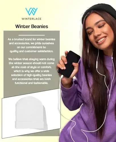 12 Pack Erkaklar va Ayollar uchun Qishki Shapka, Issiq Qulay Trikotajli Manjetli Bosh Suyagi Shapka, Ulgurji - 4