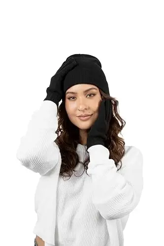 12 Pack Winter Beanie Hats for Men Women, Warm Cozy Knitted Cuffed Skull Cap, Wholesale - 5