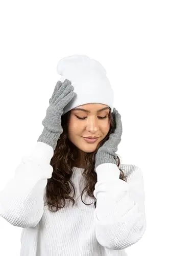 12 Pack Winter Beanie Hats for Men Women, Warm Cozy Knitted Cuffed Skull Cap, Wholesale - 6