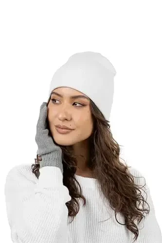 12 Pack Winter Beanie Hats for Men Women, Warm Cozy Knitted Cuffed Skull Cap, Wholesale - 7