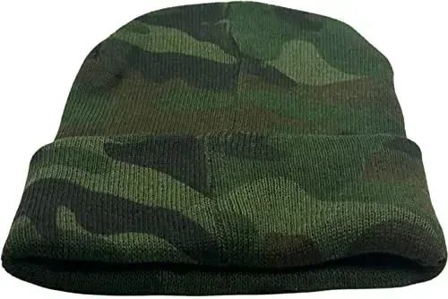 12 Pack Winter Beanie Hats for Men Women, Warm Cozy Knitted Cuffed Skull Cap, Wholesale - 3