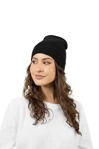 12 Pack Winter Beanie Hats for Men Women, Warm Cozy Knitted Cuffed Skull Cap, Wholesale - 6