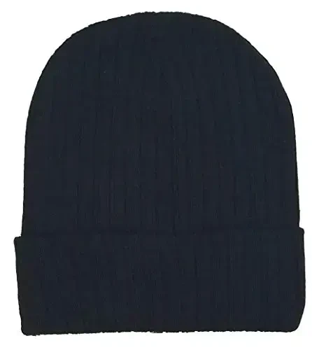 12 Pack Winter Beanie Hats for Men Women, Warm Cozy Knitted Cuffed Skull Cap, Wholesale - 3