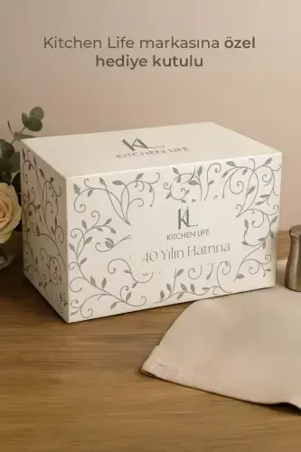 12 Parça 6 Kişilik Hayat Ağacı Kahve Fincan Takımı - Kahve Fincanı Seti 100ml - KITCHEN LIFE (1)