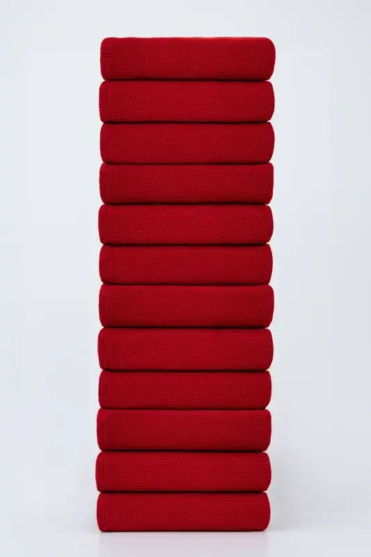 12 Pcs 50x90 cm. Sports, Fitness, Hairdresser, Barber Towel Stain-Resistant, Antibacterial Wholesale Towel - 1