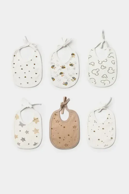 (12 PCS) BEBEWINI 100% Organic Cotton Double Layer Baby Bib - BEBE WINI