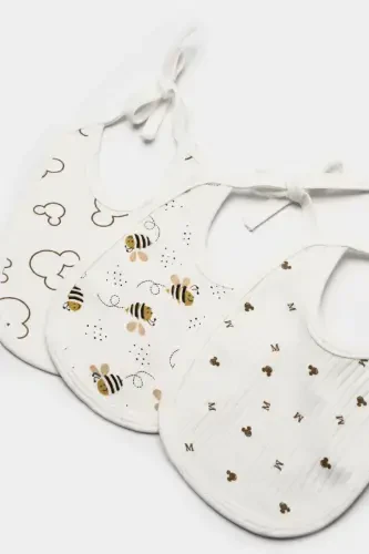 (12 PCS) BEBEWINI 100% Organic Cotton Double Layer Baby Bib - BEBE WINI (1)