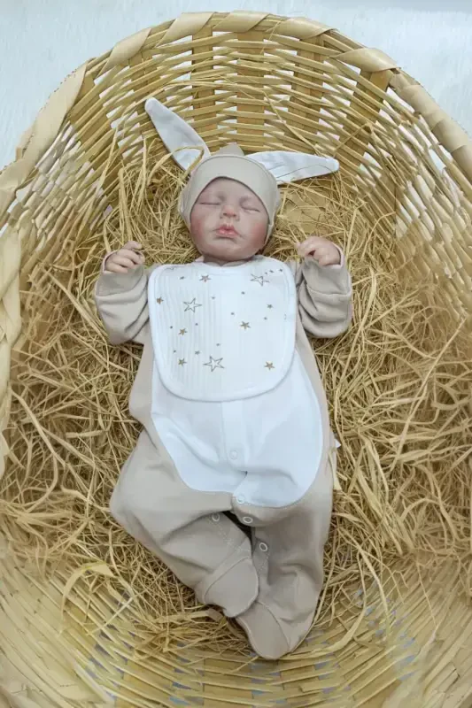 (12 PCS) BEBEWINI 100% Organic Cotton Double Layer Baby Bib - 5