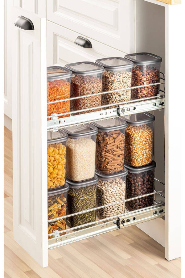 12 Piece Labelled and Leak-Proof Food Storage Set - 1200ML - With Label Gift - 3