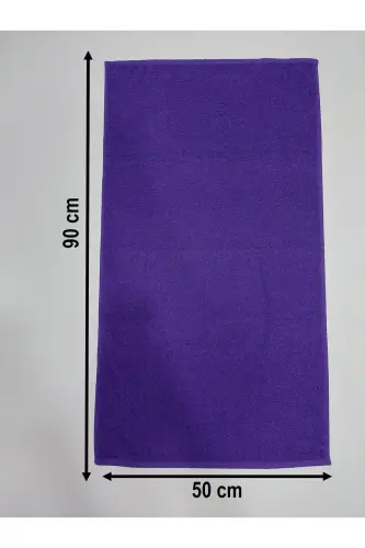 12-Piece Purple Hairdresser Barber Towel 50x90 | Professional Hair Towel Economic Set - Purple - 5