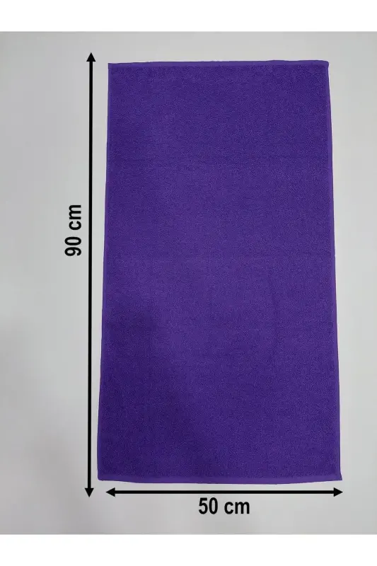 12-Piece Purple Hairdresser Barber Towel 50x90 | Professional Hair Towel Economic Set - Purple - 5