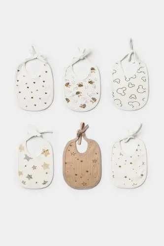 (12 шт.) BEBEWINI 100% Органический Хлопок Двухслойный Детский Нагрудник - 1