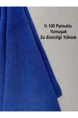 12 шт. Парикмахерское Полотенце Королевский Синий 50x90 | Профессиональное Полотенце для Волос Экономичный Набор - Королевский Синий - 3