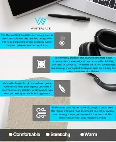 12 штук зимних шапок бини для мужчин и женщин, теплые уютные вязаные шапки с манжетами, оптовая продажа - 3