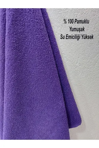 12 talik Binafsharang Sartaroshxona Sochiqi 50x90 | Professional Soch Sochiqi Iqtisodiy To'plami - Binafsharang - 3