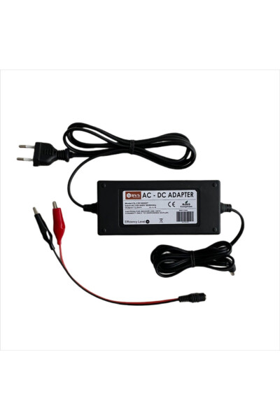 12 Volt Car Battery Charger Adapter Clamp - Automatic Cut-off 12v 3.5a Battery Charger - 1