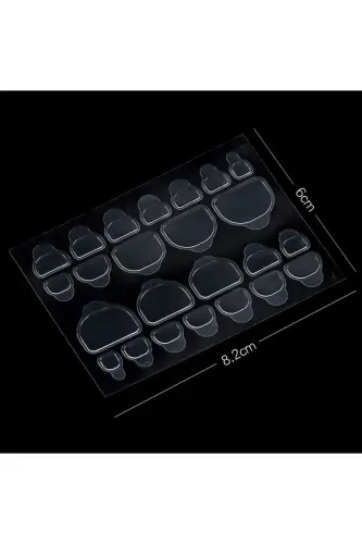 120 Adet Ayak Takma Tırnak Zararsız Yapıştırma Bandı-ayak120 - RUBATREND (1)