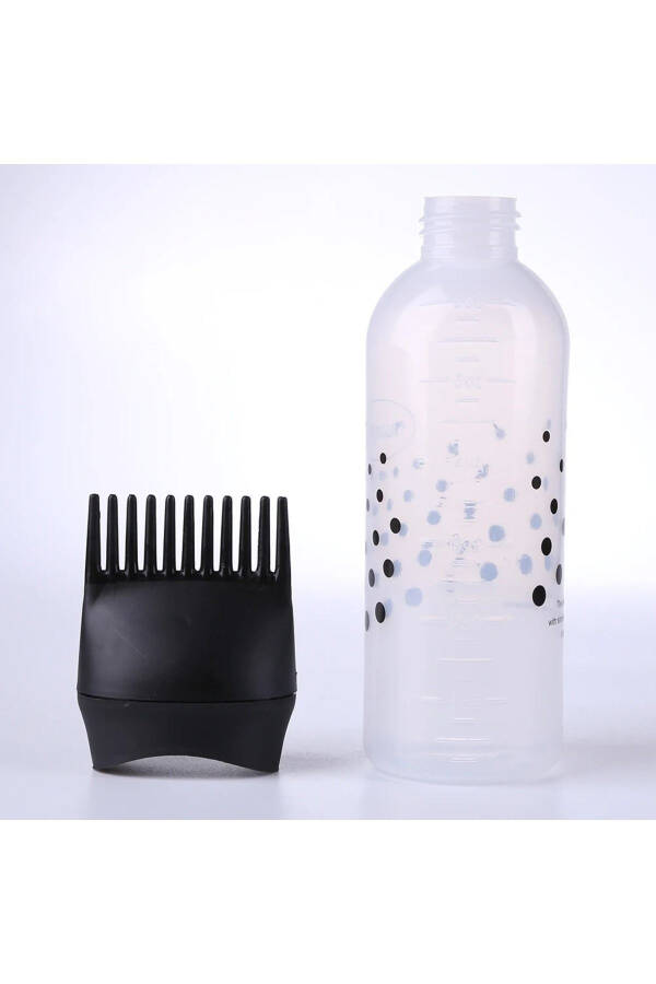 120 ml Plastic Hair Dye Refillable Bottle Hairdresser Hair Dye Comb Applicator Hair Care Bottle - 2