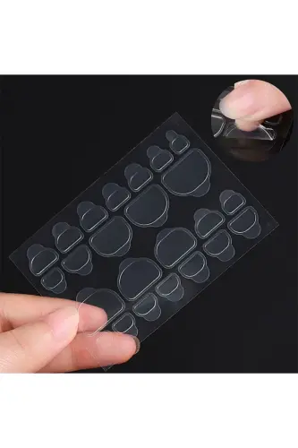 120 Pcs Fake Toenail Harm-Free Adhesive Tabs - foot120 