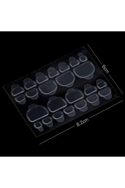 120 Pcs Fake Toenail Harm-Free Adhesive Tabs - foot120 - 2