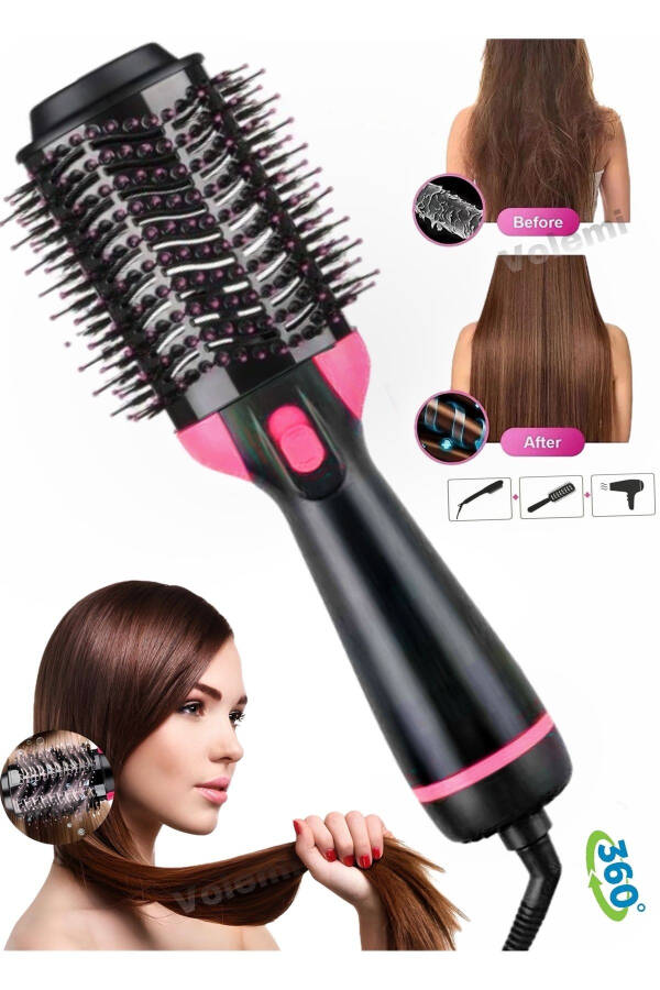 1200 W Ultra Air Blow Hair Styling Straightening Comb Hair Dryer - 1