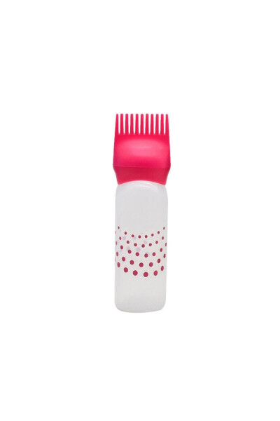 120ml Plastic Hair Dye Refillable Bottle Hairdresser Hair Dye Comb Applicator Hair Care Bottle - 1