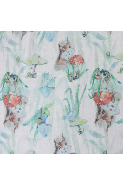 120x120 Chipmunk Muslin Ko'p Maqsadli Yopinchiq 1 Dona - 3
