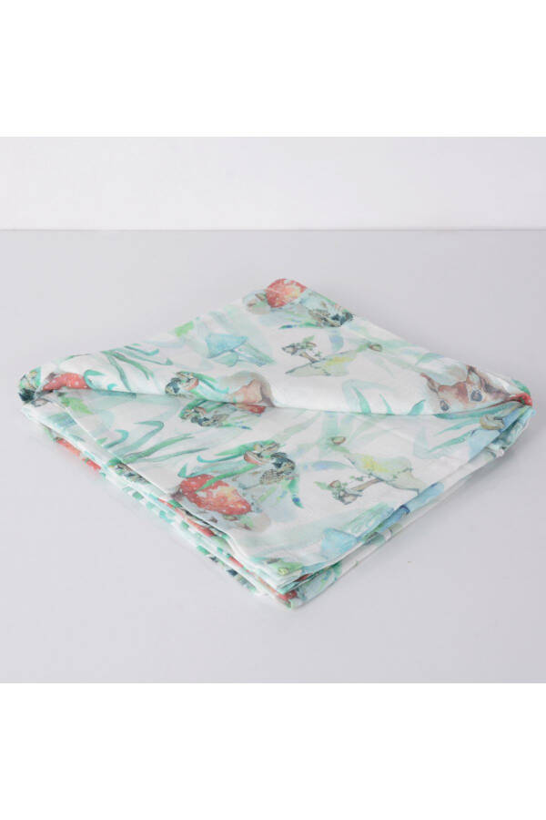 120x120 Chipmunk Muslin Ko'p Maqsadli Yopinchiq 1 Dona - 1