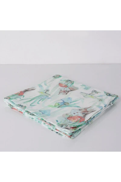 120x120 Chipmunk Muslin Multi-Purpose Blanket 1 Piece - 2