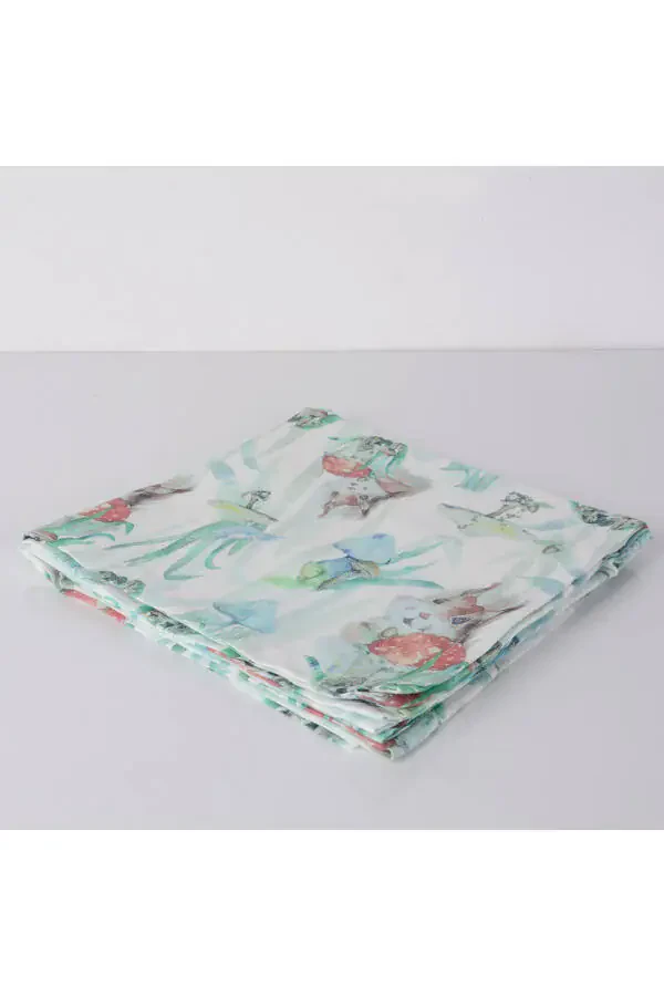 120x120 Chipmunk Müslin Çok Amaçlı Örtü 1 Adet - 2