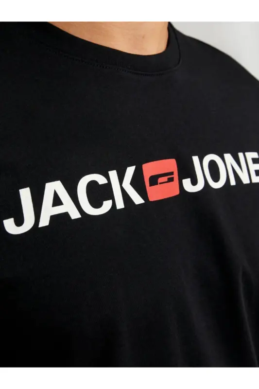 12137126 Erkak Jjecorp Logo Tee Ss Crew Neck Noos T-shirt-Qora - 4