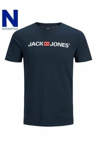 12137126 Erkek Jjecorp Logo Tee Ss Crew Neck Noos T-shirt-LACİVERT - JACK & JONES (1)