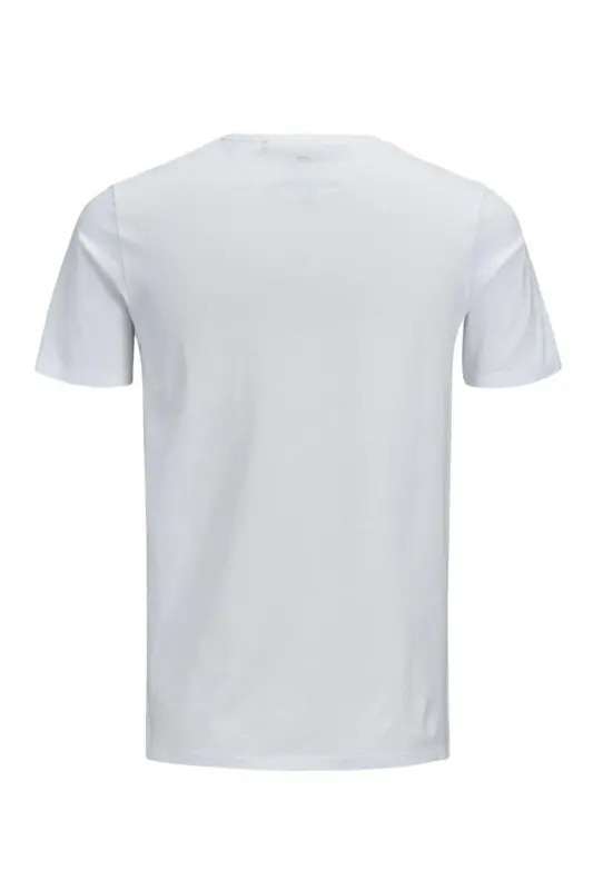 12137126 Erkek Jjecorp Logo Tee Ss Crew Neck Noos T-shirt-Beyaz - 3