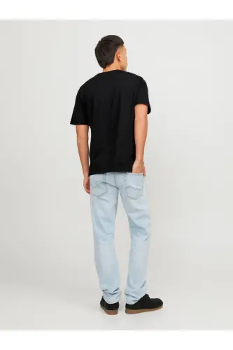 12137126 Erkek Jjecorp Logo Tee Ss Crew Neck Noos T-shirt-Siyah - JACK & JONES (1)