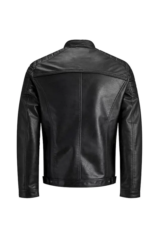 12147218 Jcorocky Jacket Noos Erkek Deri Mont Ve Ceket Black - BLACK-38434 - 2
