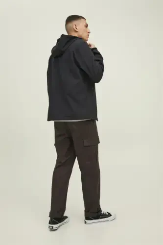 12212363 Jack Jones Jjemarvin Hooded Softshell Noos Men's Jacket Black - 4