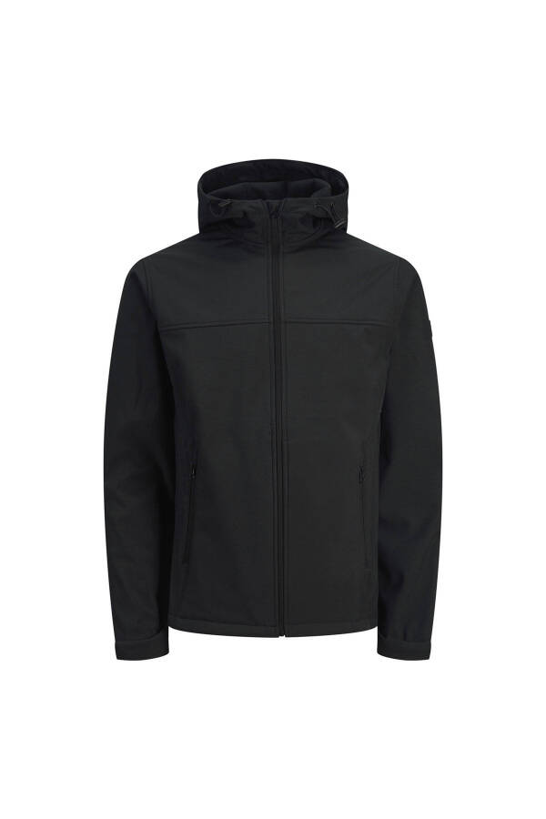 12212363 Jack Jones Jjemarvin Hooded Softshell Noos Men's Jacket Black - 6