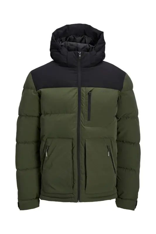 12214648 Jcootto Puffer Erkek Mont Forest Nıght-FOREST NIGHT - JACK & JONES