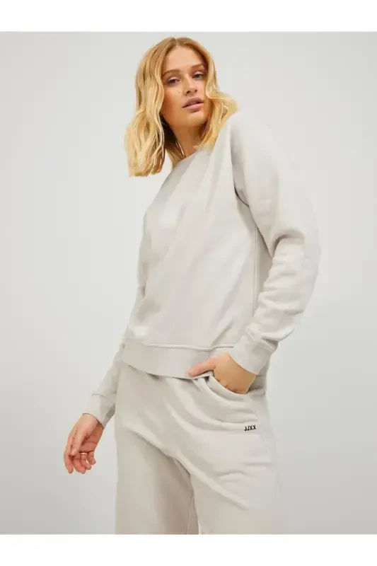 12223962 Jxabbie Rlx Ls Every Crew Noos Женский свитер - JACK & JONES