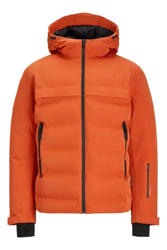 12225287-fw Jcotarwın Puffer Erkak Kaban-Burnt Ochre - 1