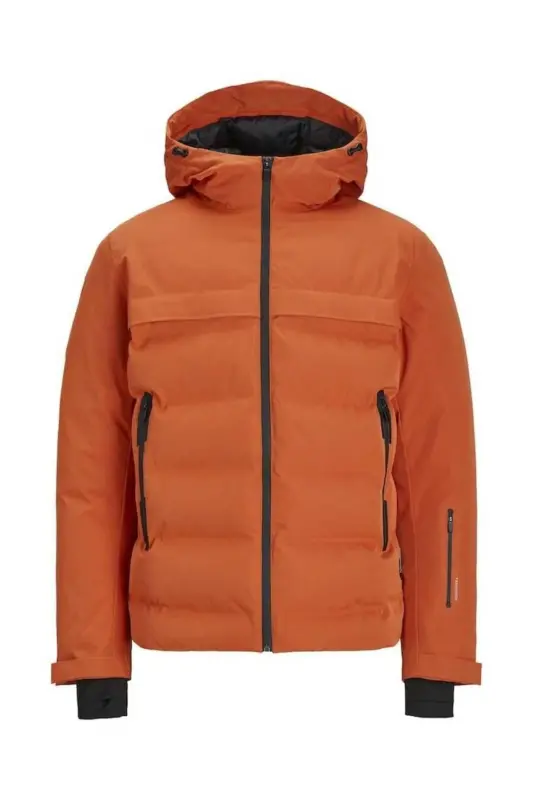 12225287-fw Jcotarwın Puffer Erkek Kaban-Burnt Ochre - JACK & JONES