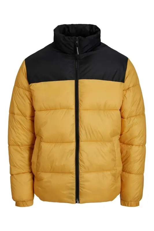 12235860 MEN'S PUFFER JACKET-YELLOW - JACK & JONES