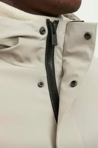 12238720-fw Jprblakeen Jacket Sn Erkek Mont-Weathered Teak - 5