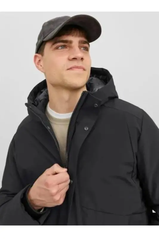 Jack&Jones Premıum Erkek Jprblakeen Mont 12238720 - Black - 3